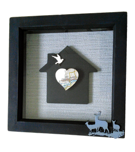 Signpost Original Gifts - House with Heart Box Frame